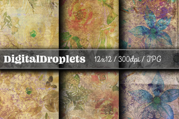 Gilded Flowers | FREEBIE