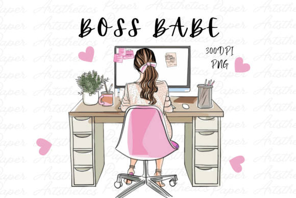 Girl Boss Clipart, Boss Lady Clipart Png