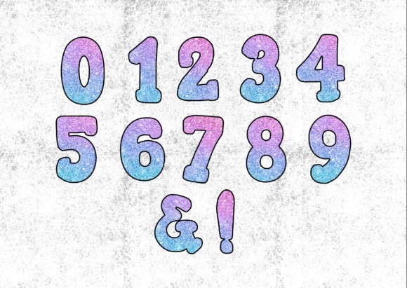 Glitter Alphabet