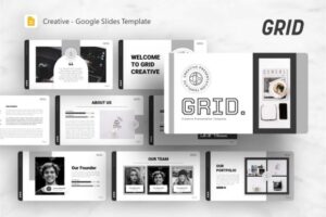 Google Slides Template - Grid