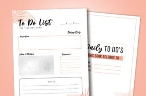 Kdp Interior Daily to Do List Planner
