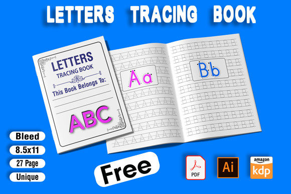 Letter Tracing Workbook KDP