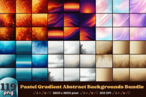 Pastel Gradient Abstract Backgrounds