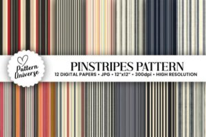 Pinstripes Seamless Patterns