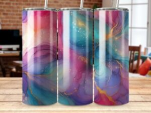 Rainbow Turquoise 20oz Skinny Tumbler