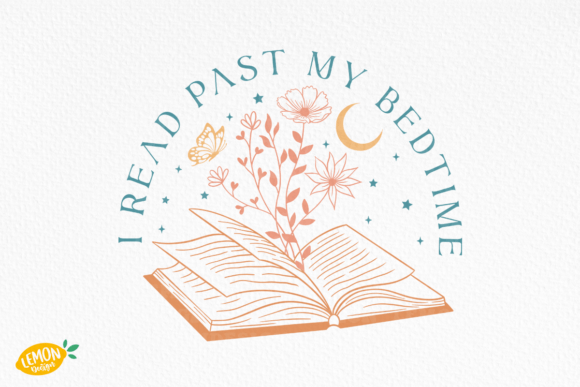 Reading Book Flowers Quote SVG Design