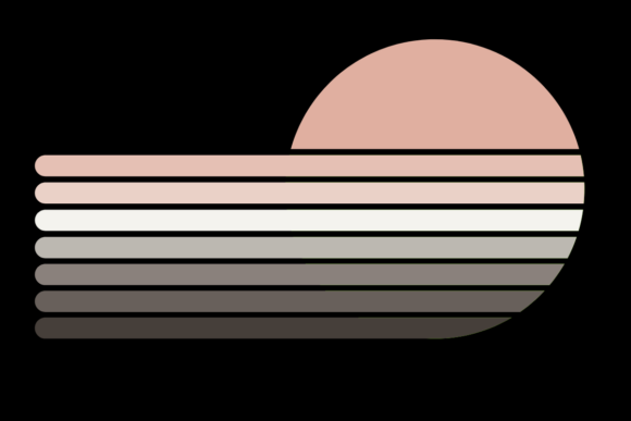 Retro Sunset Stripes