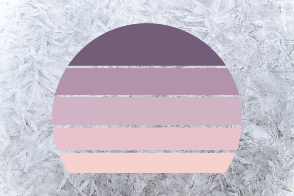 Retro Vintage Sunset - (5 Stripes)
