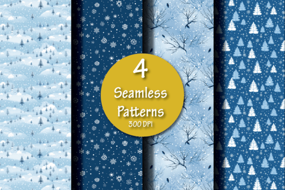 Seamless Winter Patterns