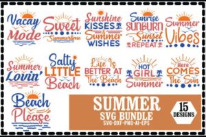 Summer Free SVG Bundle