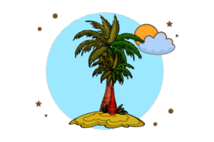 Tree Palm Botany Collection Sun Cloud