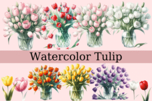 Watercolor Tulip