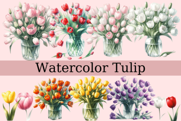Watercolor Tulip