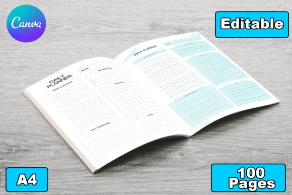 Best Daily Planner Template Kdp Interior